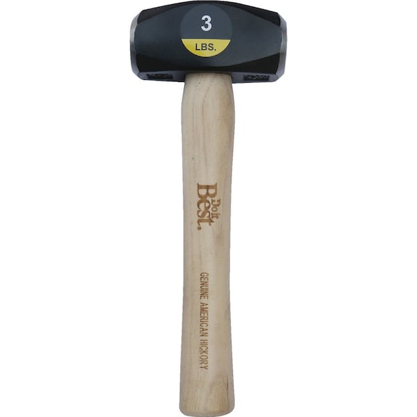 All-Source 3 Lb. Steel Drilling Hammer with Hickory Handle 30948 - main